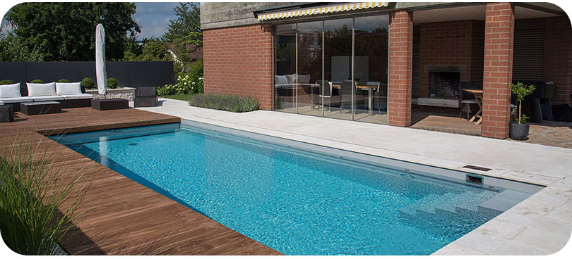 Liner piscine anthracite verni